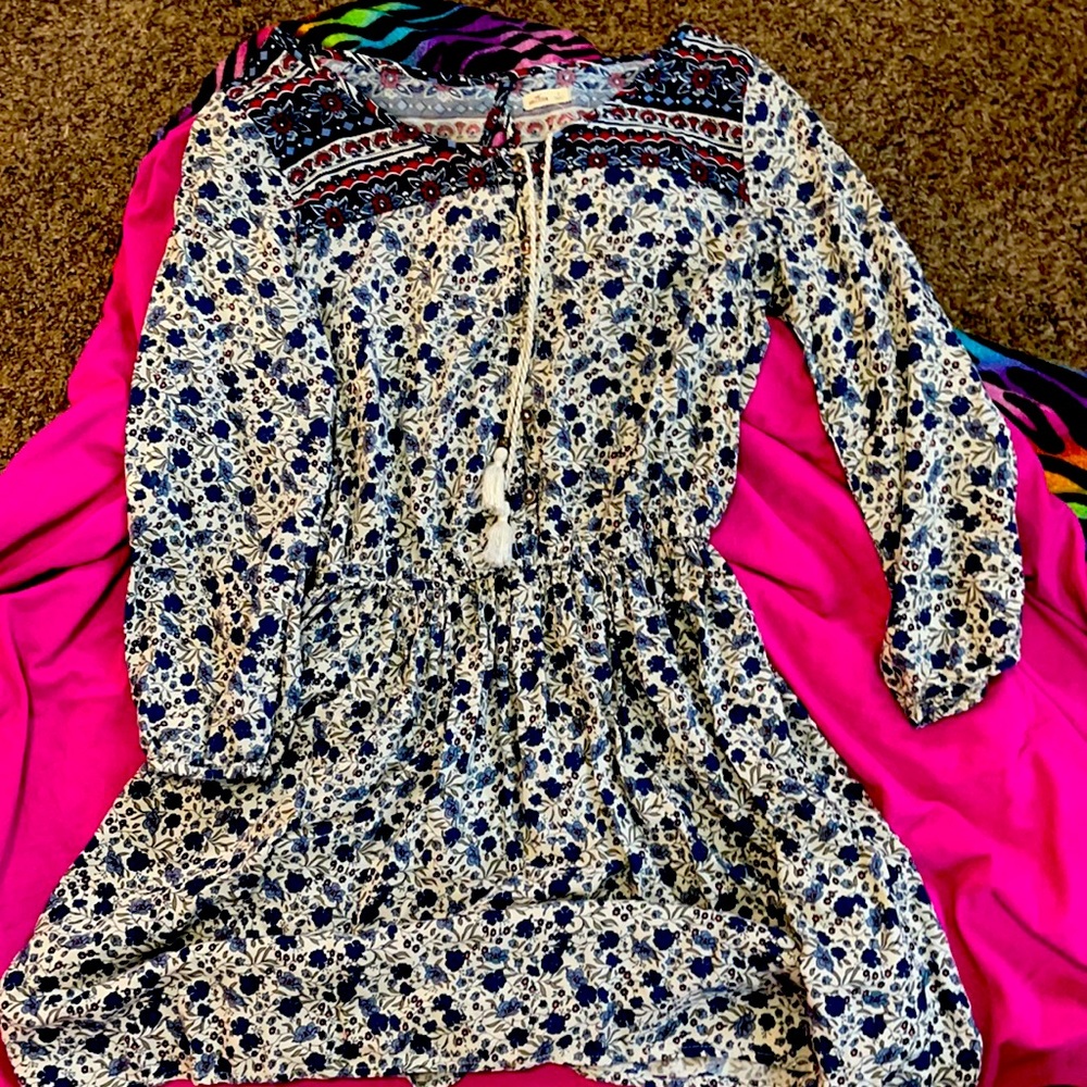 Hollister dress with flowers